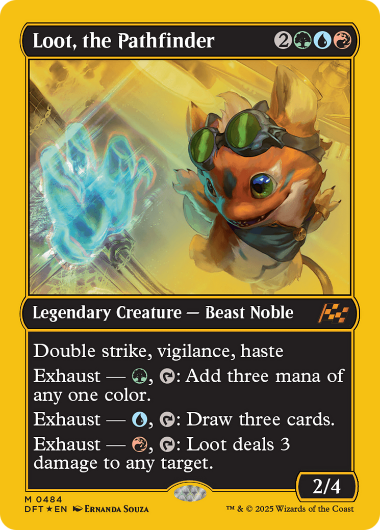 Loot, the Pathfinder (First-Place Foil) [Aetherdrift]-1