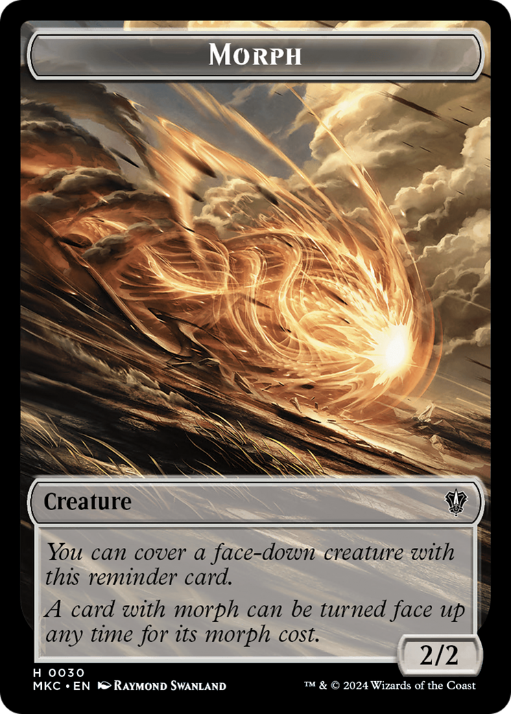 Morph (TMKC-030) - Murders at Karlov Manor Commander Tokens-1