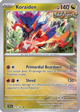Koraidon (119/162) (Theme Deck Exclusive) [Scarlet & Violet: Temporal Forces]-1