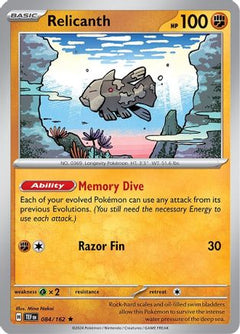 Relicanth (084/162) (Theme Deck Exclusive) [Scarlet & Violet: Temporal Forces]-1