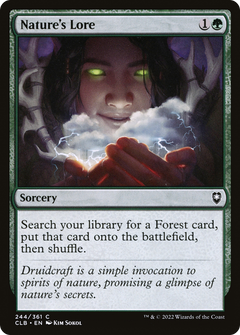 Nature's Lore [Commander Legends: Battle for Baldur's Gate]-1