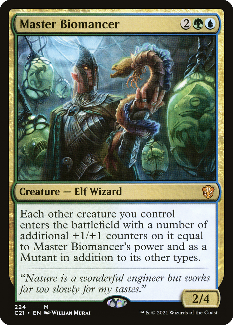 Master Biomancer [Commander 2021]-1