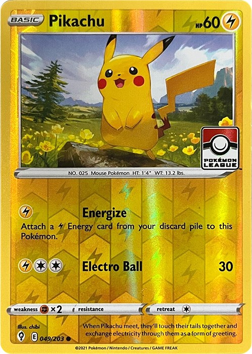 Pikachu (049/203) (2023 2024 League Promo) [League & Championship Cards]-1