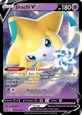Jirachi V (SWSH299) [Sword & Shield: Black Star Promos]-1