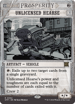 Unlicensed Hearse (OTP-064) - Breaking News: (Showcase) (Borderless)-1