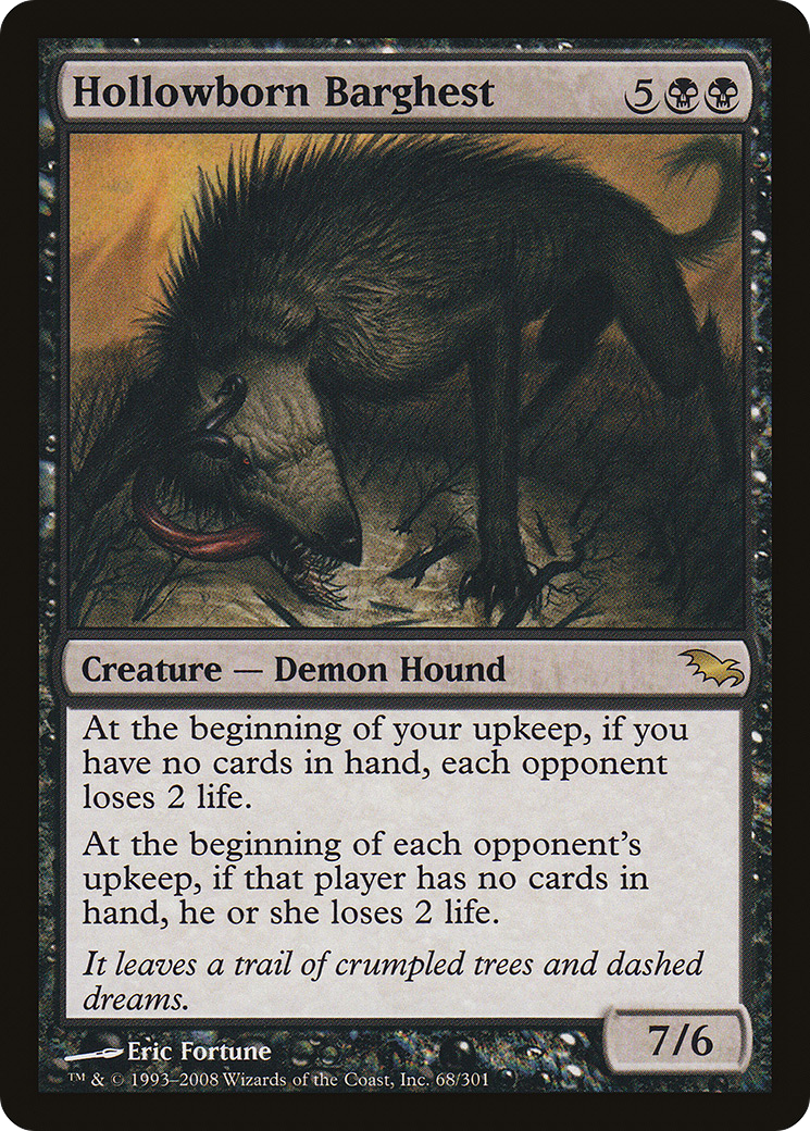Hollowborn Barghest [Shadowmoor]-1