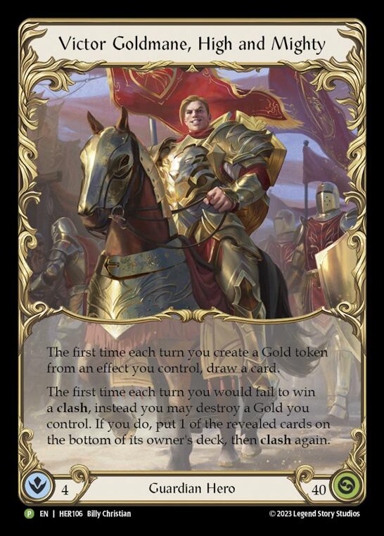 Victor Goldmane, High and Mighty [HER106] (Promo)  Rainbow Foil-1