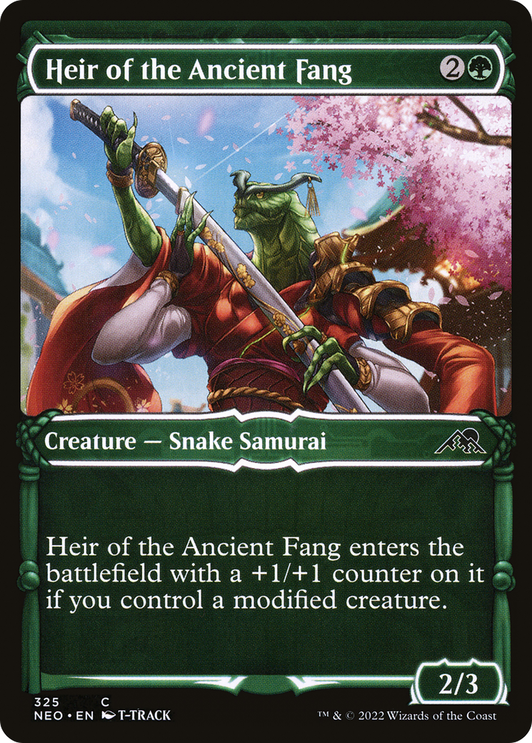 Heir of the Ancient Fang (Showcase Samurai) [Kamigawa: Neon Dynasty]-1