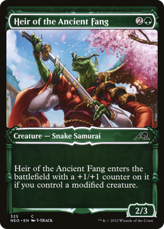 Heir of the Ancient Fang (Showcase Samurai) [Kamigawa: Neon Dynasty]-1