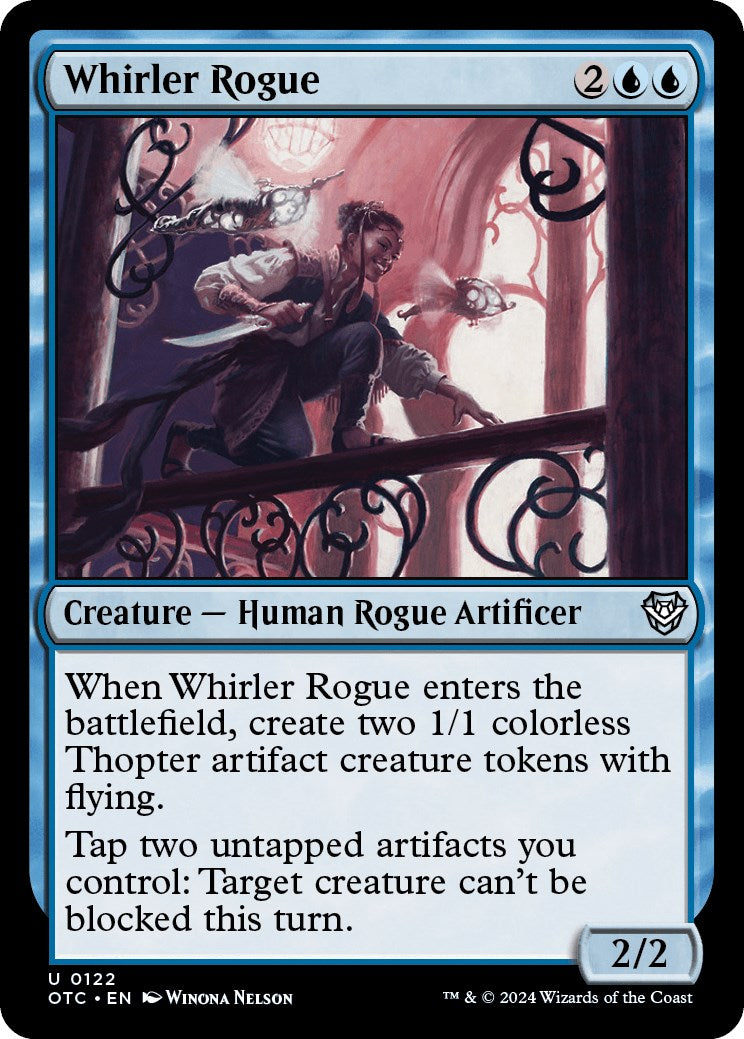 Whirler Rogue [Outlaws of Thunder Junction Commander]-1