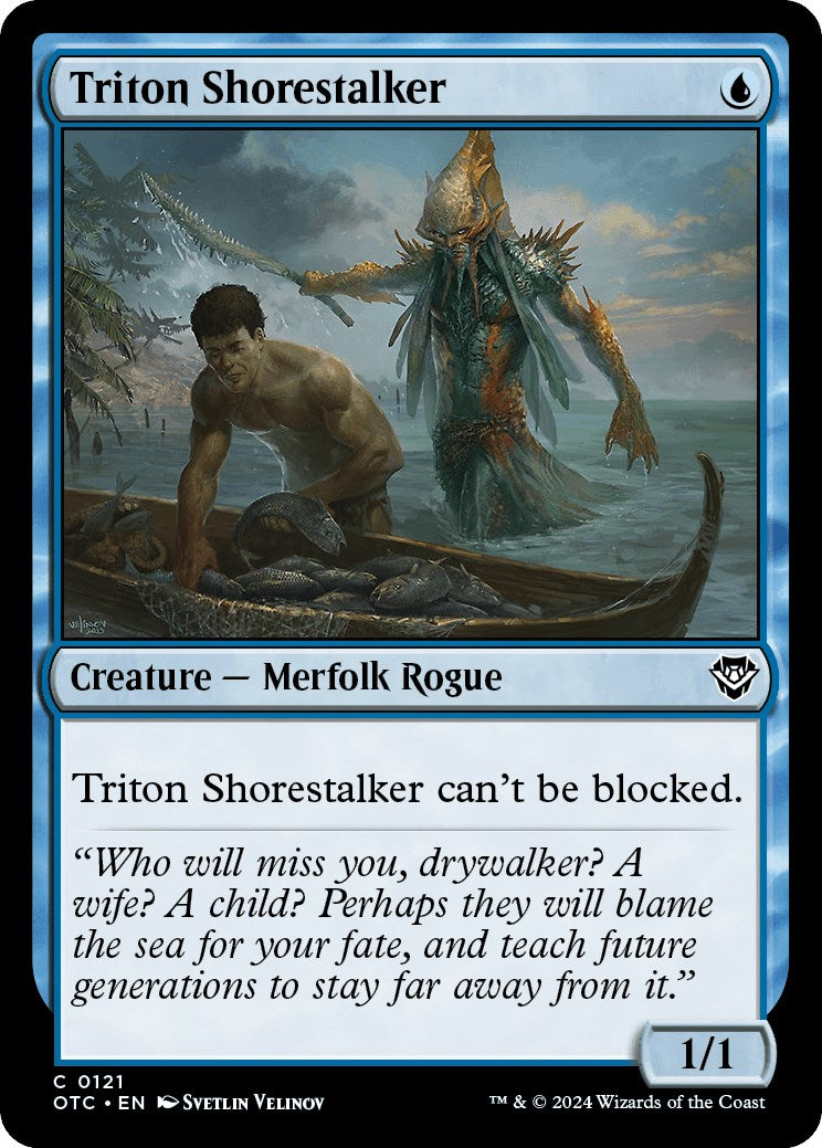 Triton Shorestalker [Outlaws of Thunder Junction Commander]-1