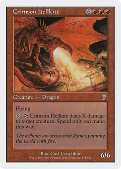 Crimson Hellkite [Seventh Edition]-1