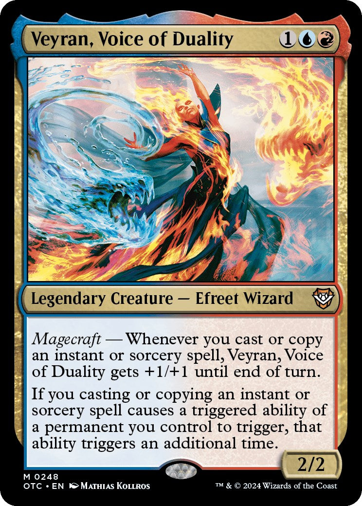 Veyran, Voice of Duality [Outlaws of Thunder Junction Commander]-1