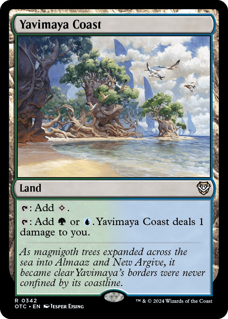 Yavimaya Coast [Outlaws of Thunder Junction Commander]-1