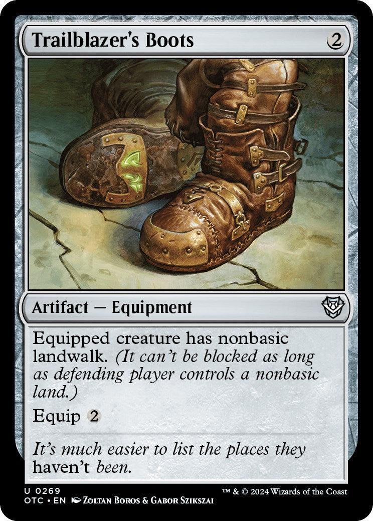 Trailblazer's Boots [Outlaws of Thunder Junction Commander]-1