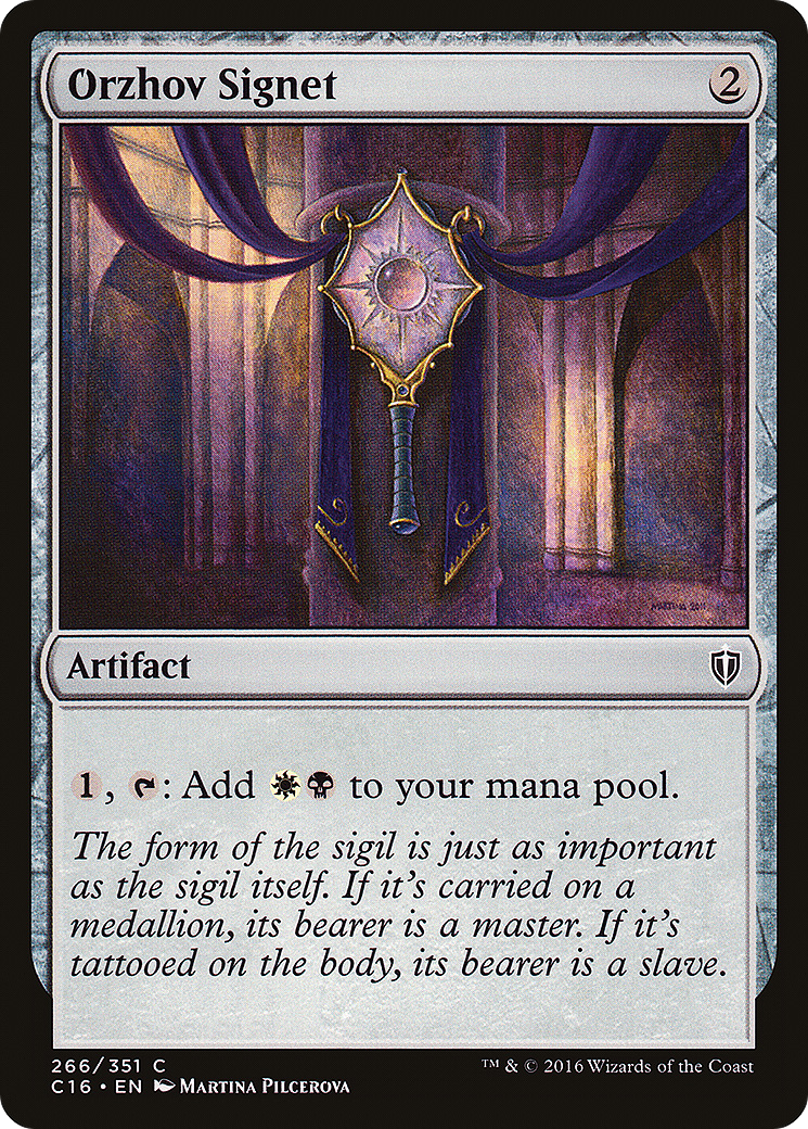 Orzhov Signet [Commander 2016]-1