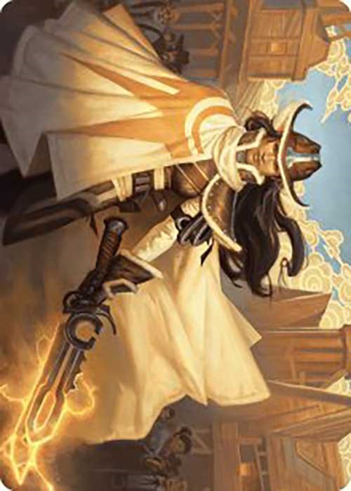 Omenport Vigilante Art Card [Outlaws of Thunder Junction Art Series]-1