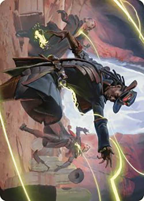 Lilah, Undefeated Slickshot Art Card [Outlaws of Thunder Junction Art Series]-1