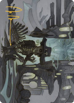 Tinybones Joins Up Art Card (Gold-Stamped Signature) [Outlaws of Thunder Junction Art Series]-1