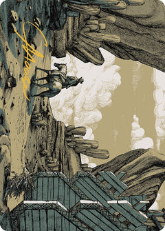 Path to Exile Art Card (Gold-Stamped Signature) [Outlaws of Thunder Junction Art Series]-1