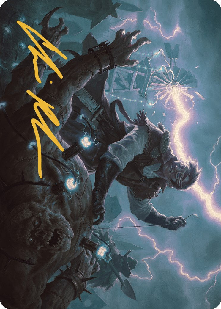 Geralf, the Fleshwright Art Card (Gold-Stamped Signature) [Outlaws of Thunder Junction Art Series]-1
