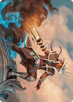 Annie Flash, the Veteran Art Card [Outlaws of Thunder Junction Art Series]-1