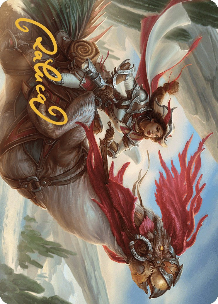 Frontier Seeker Art Card (Gold-Stamped Signature) [Outlaws of Thunder Junction Art Series]-1