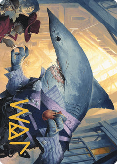 Loan Shark Art Card (Gold-Stamped Signature) [Outlaws of Thunder Junction Art Series]-1