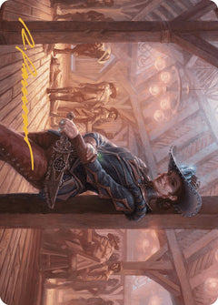 Marchesa, Dealer of Death Art Card (Gold-Stamped Signature) [Outlaws of Thunder Junction Art Series]-1