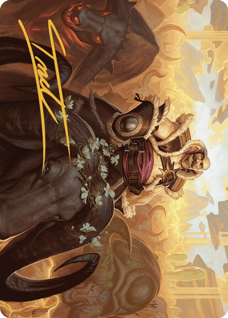 Bruse Tarl, Roving Rancher Art Card (Gold-Stamped Signature) [Outlaws of Thunder Junction Art Series]-1
