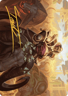 Bruse Tarl, Roving Rancher Art Card (Gold-Stamped Signature) [Outlaws of Thunder Junction Art Series]-1