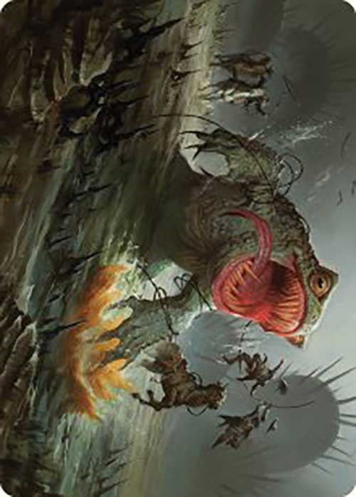 The Gitrog, Ravenous Ride Art Card [Outlaws of Thunder Junction Art Series]-1