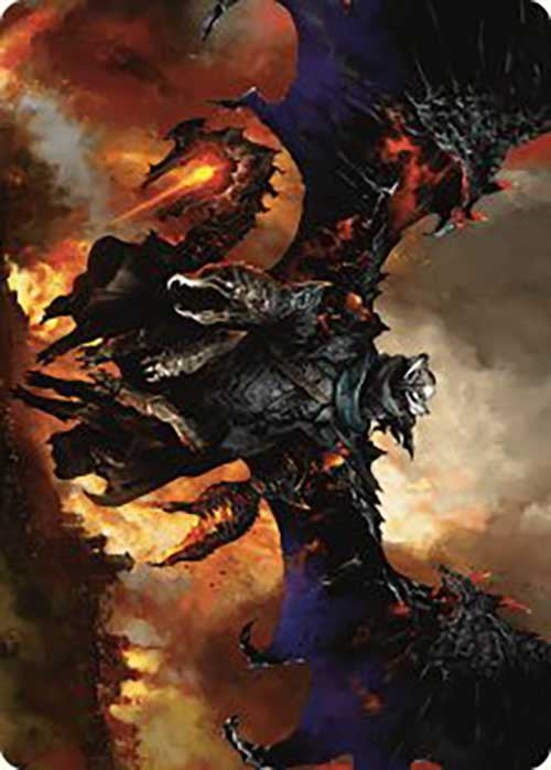 Akul the Unrepentant Art Card [Outlaws of Thunder Junction Art Series]-1
