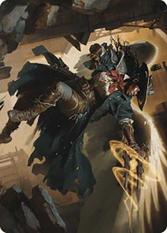 Archangel of Tithes Art Card [Outlaws of Thunder Junction Art Series]-1