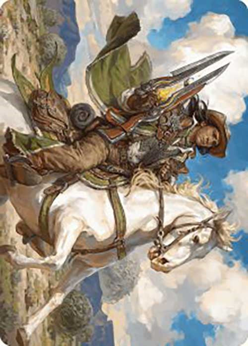 Wylie Duke, Atiin Hero Art Card [Outlaws of Thunder Junction Art Series]-1