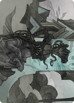 Vraska Joins Up Art Card [Outlaws of Thunder Junction Art Series]-1
