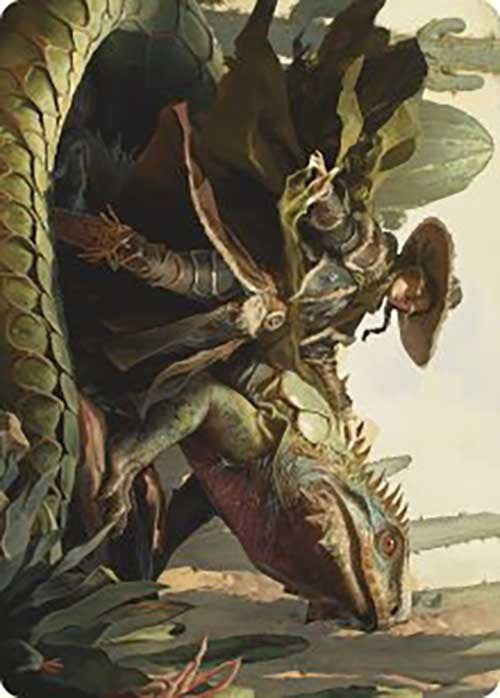 Outcaster Trailblazer Art Card [Outlaws of Thunder Junction Art Series]-1