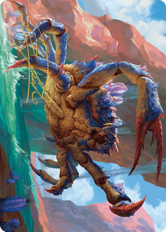 Canyon Crab Art Card (Gold-Stamped Signature) [Outlaws of Thunder Junction Art Series]-1
