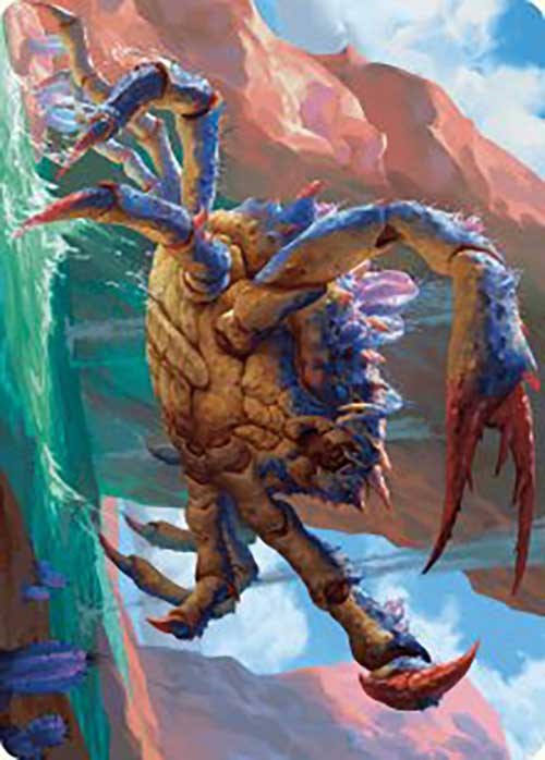 Canyon Crab Art Card [Outlaws of Thunder Junction Art Series]-1