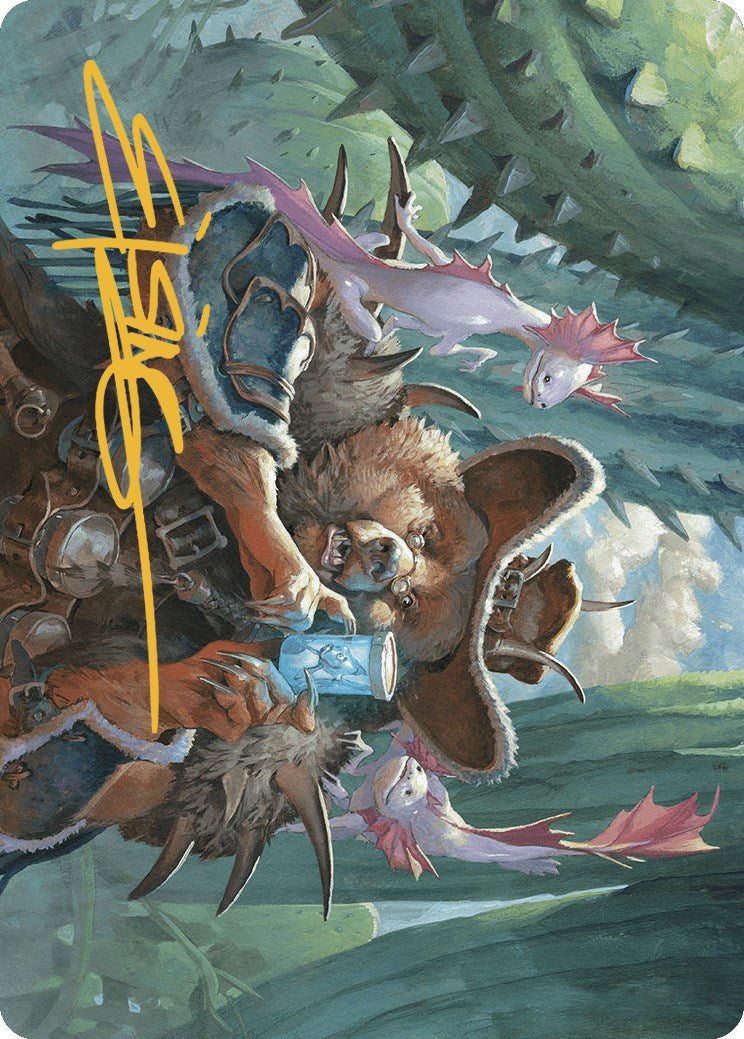 Doc Aurlock, Grizzled Genius Art Card (Gold-Stamped Signature) [Outlaws of Thunder Junction Art Series]-1