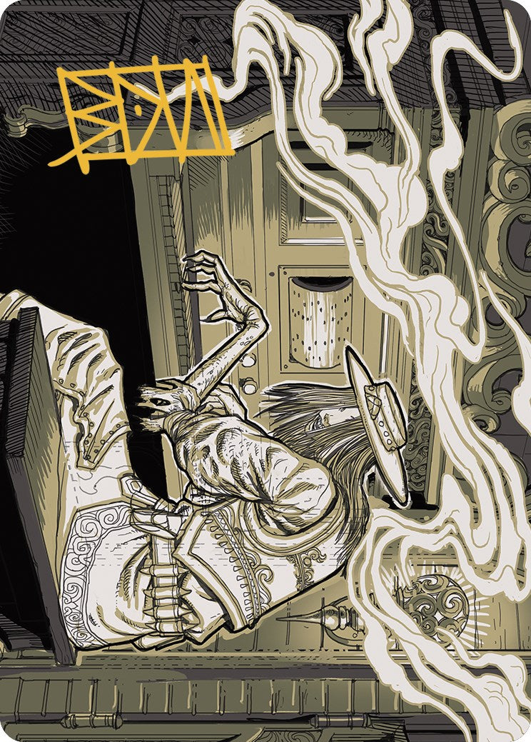 Vanishing Verse Art Card (Gold-Stamped Signature) [Outlaws of Thunder Junction Art Series]-1