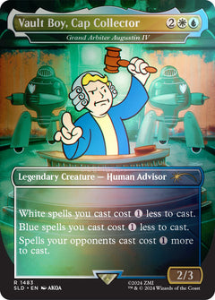 Vault Boy, Cap Collector - Grand Arbiter Augustin IV (Rainbow Foil) [Secret Lair Drop Series]-1