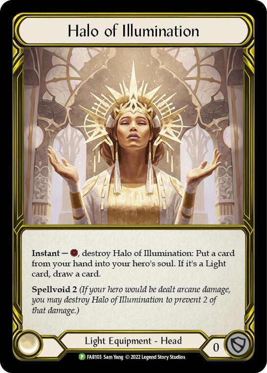 Halo of Illumination (Golden) [FAB103] (Promo)  Cold Foil-1