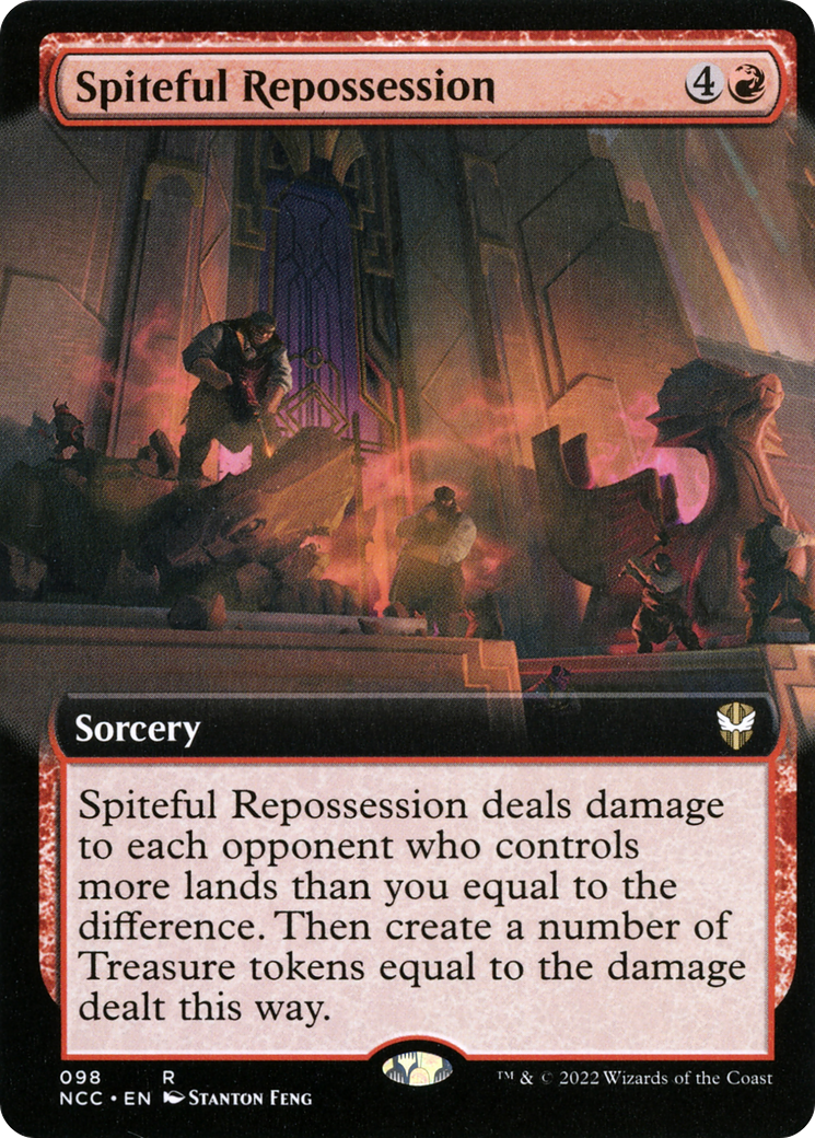Spiteful Repossession (Extended Art) [Streets of New Capenna Commander]-1