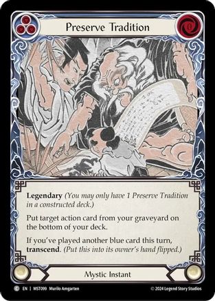 Perserve Tradition [MST099] (Part the Mistveil)-3