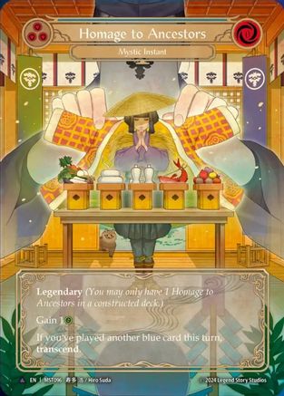 Homage to Ancestors (Marvel) [MST096] (Part the Mistveil)  Cold Foil-1