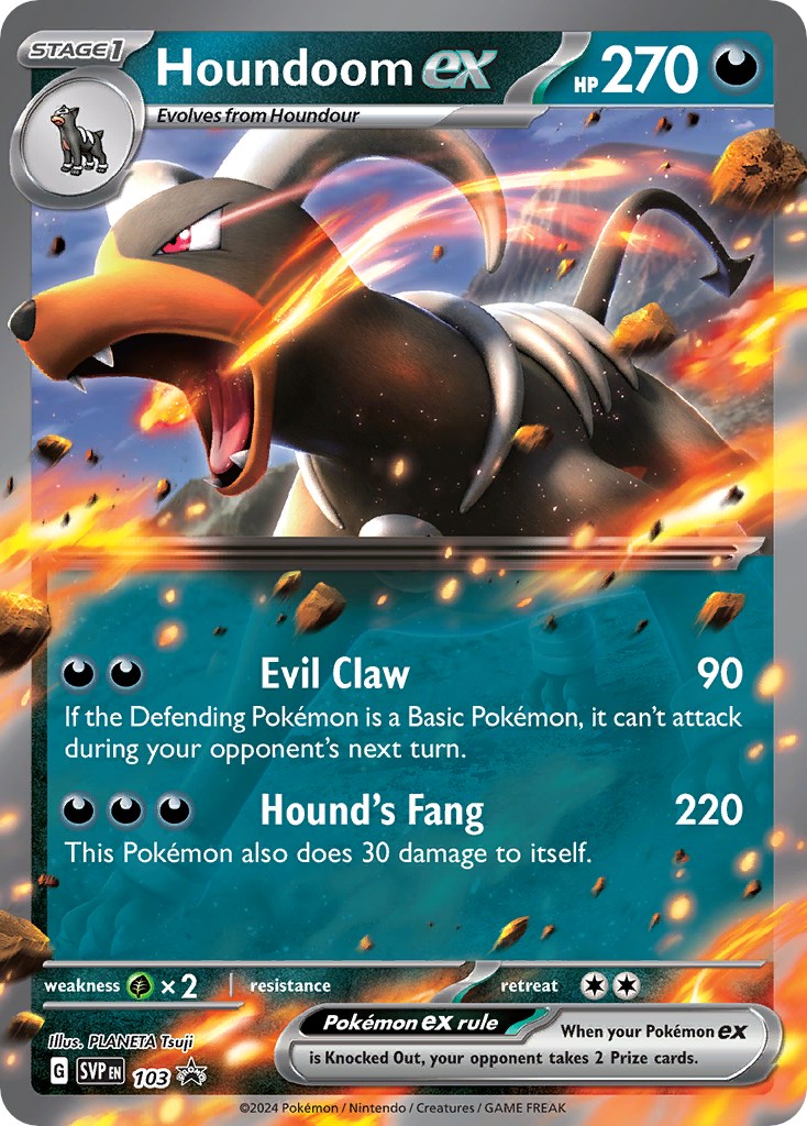 Houndoom ex (103) [Scarlet & Violet: Black Star Promos]-1