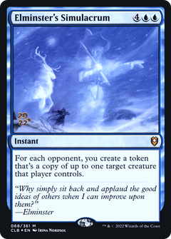 Elminster's Simulacrum [Commander Legends: Battle for Baldur's Gate Prerelease Promos]-1
