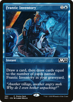 Frantic Inventory (Promo Pack) [Core Set 2021 Promos]-1