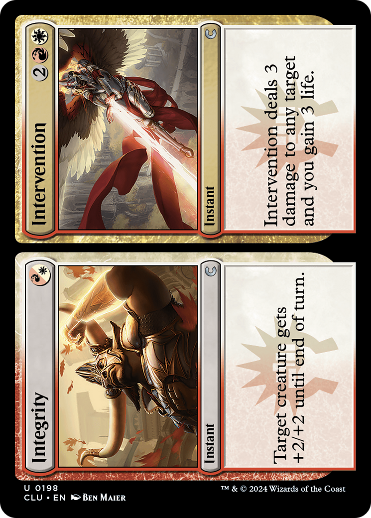 Integrity // Intervention [Ravnica: Clue Edition]-1
